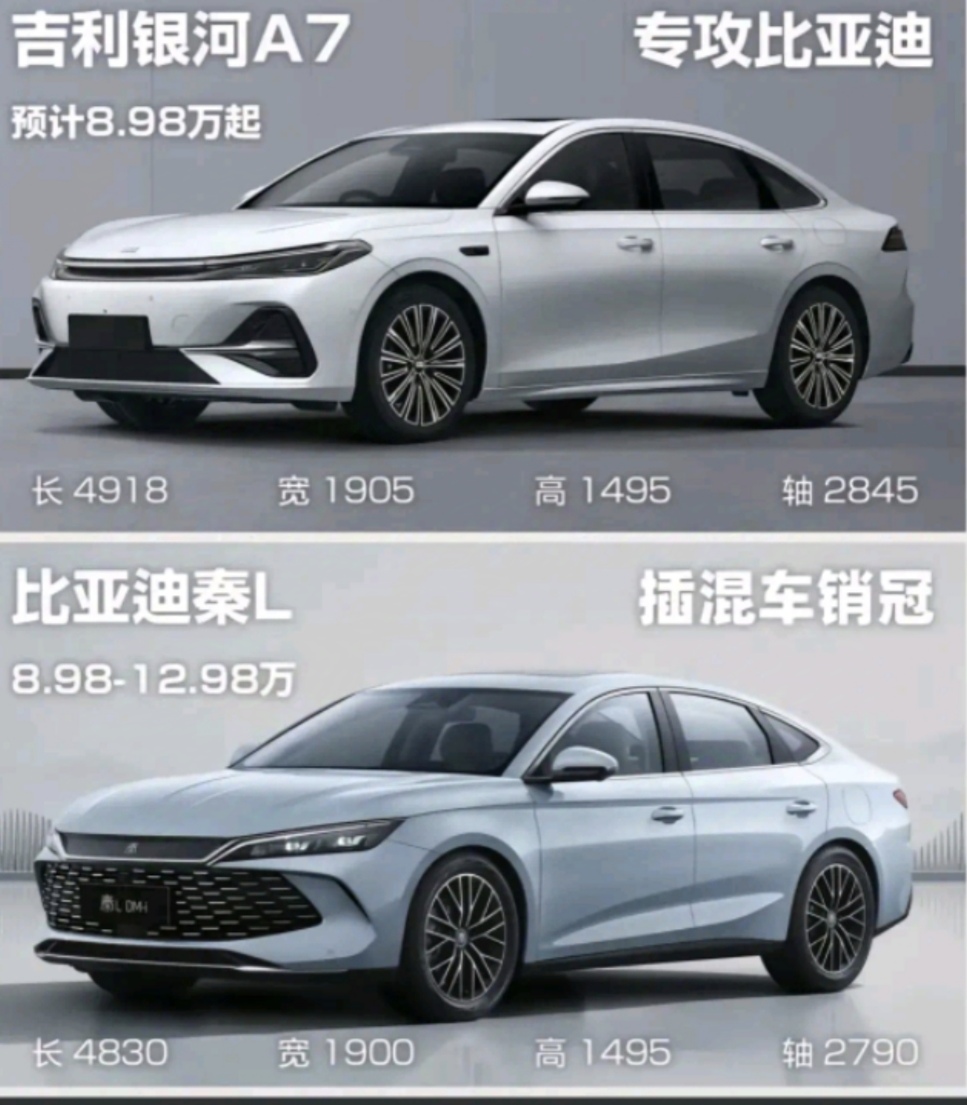 吉利银河A7杀疯了！2L油耗+2100km续航卖8.98万