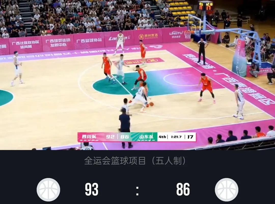 团队篮球憾负三巨头！山东末节遭四川逆转