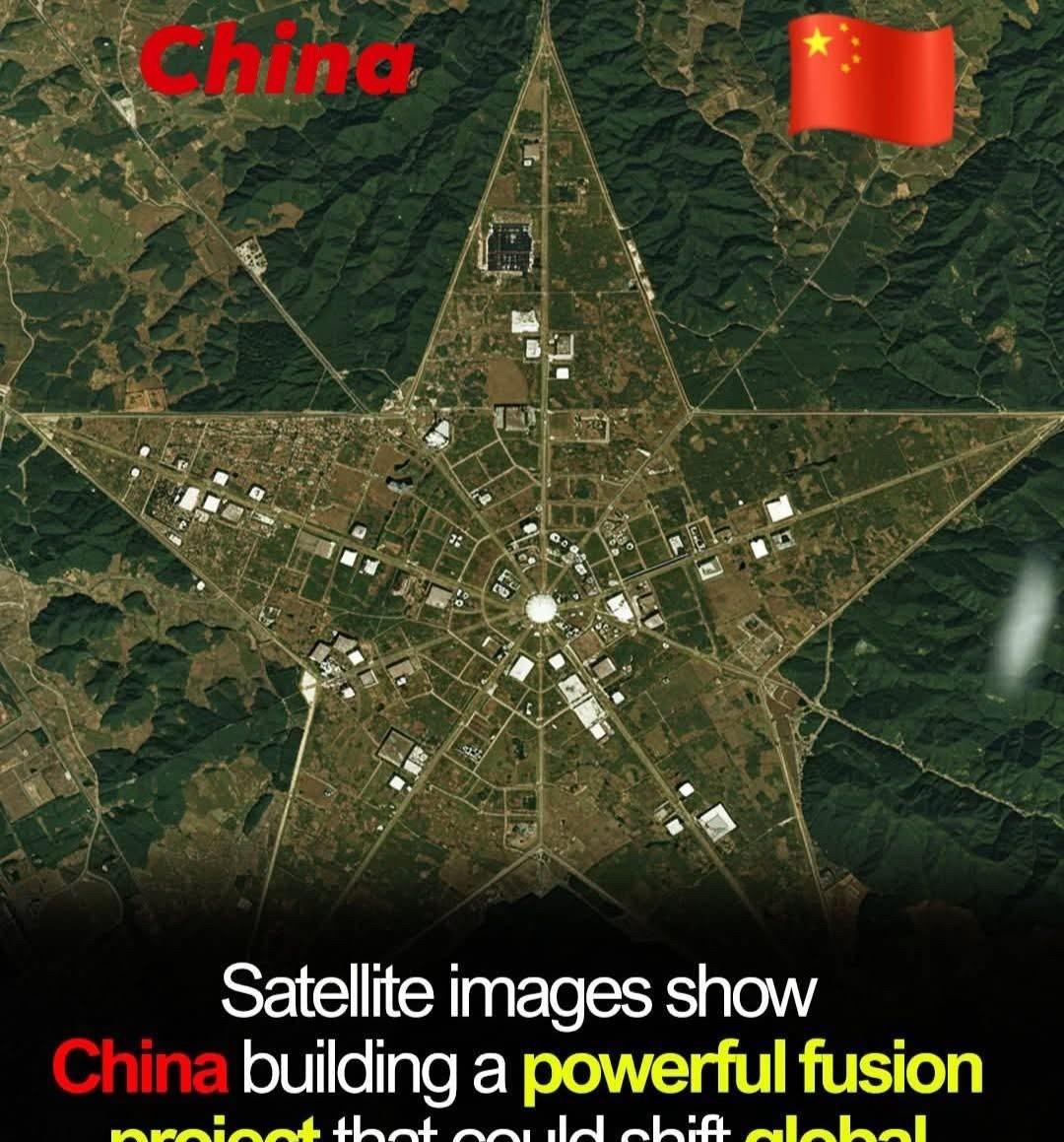 震惊全球！美卫星曝中国西南神秘'星形巨构'