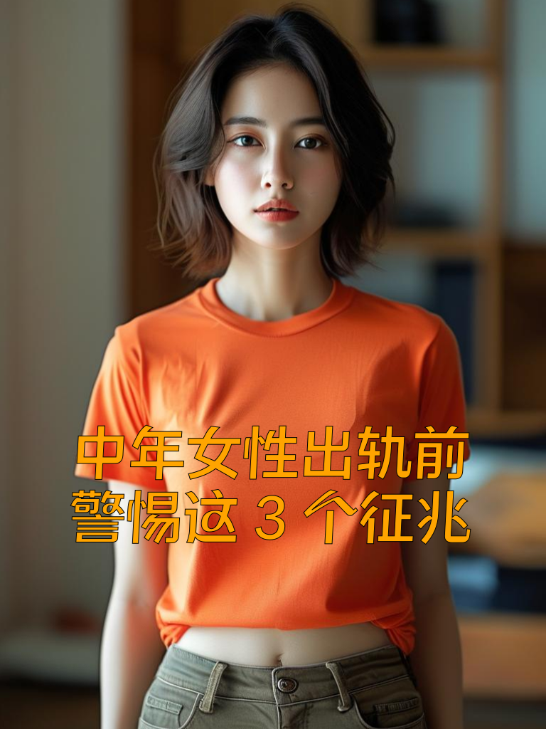 中年女性出轨前的3大危险信号！丈夫必看